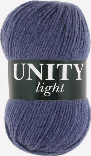 Пряжа Unity Light (Vita), цвет 6043 дымчато-фиолетовый, 5 шт. в упаковке,100гр/200м,48% шерсть, 52% акрил #1