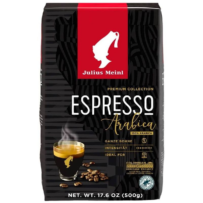 Кофе JULIUS MEINL Espresso Arabica (Грандэ Эспрессо) в зернах 500г #1