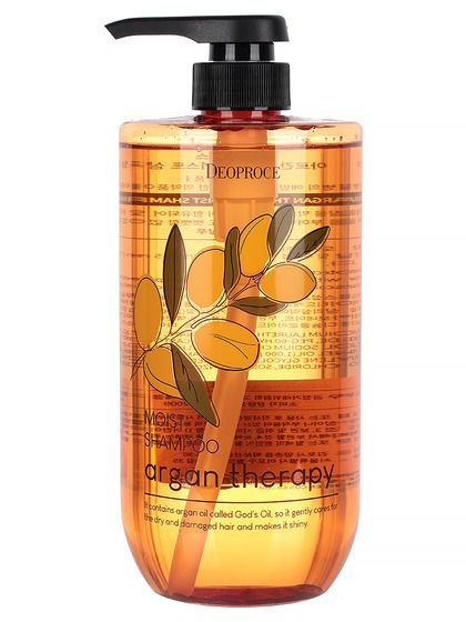 Deoproce Увлажняющий шампунь для волос Argan Therapy Moist Shampoo, с маслом арганы, 1000 мл  #1