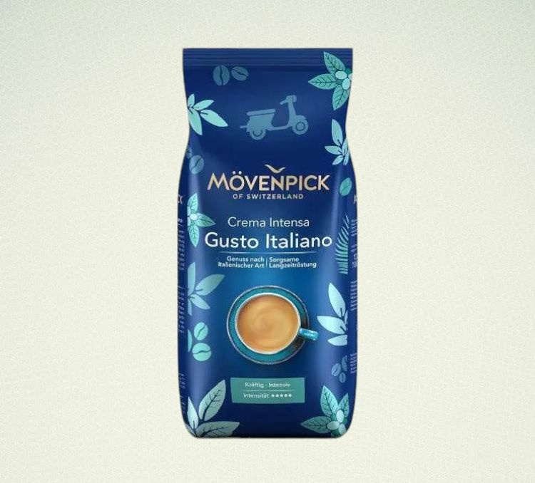 Кофе в зернах Movenpick Gusto Italiano, арабика, робуста, 1 кг #1