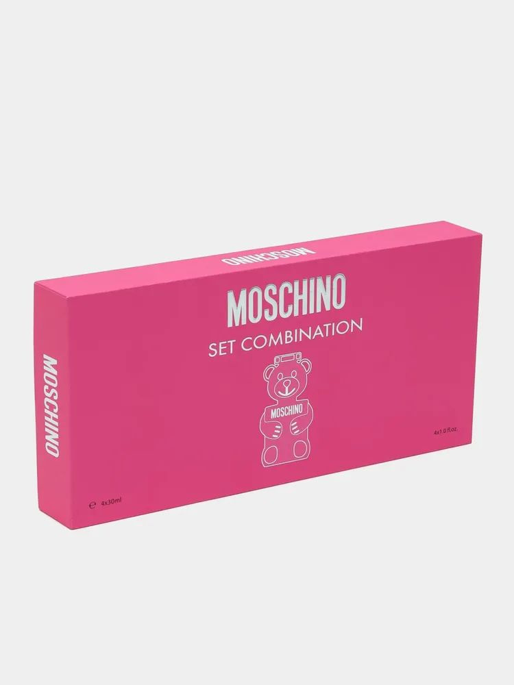 Набор туалетной воды, Москино той 2 набор, 4 флакона по 30 мл цветочно-фруктовый аромат, пряный и восточный #1