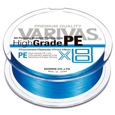 Леска плетеная Varivas X8 150м 1.5 Ocean Blue #1