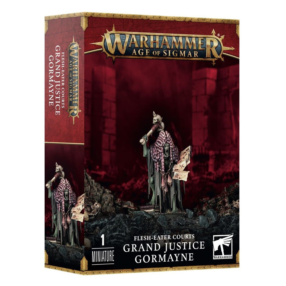 Миниатюры Warhammer Age of Sigmar: Flesh-Eater Courts - Grand Justice Gormayne #1