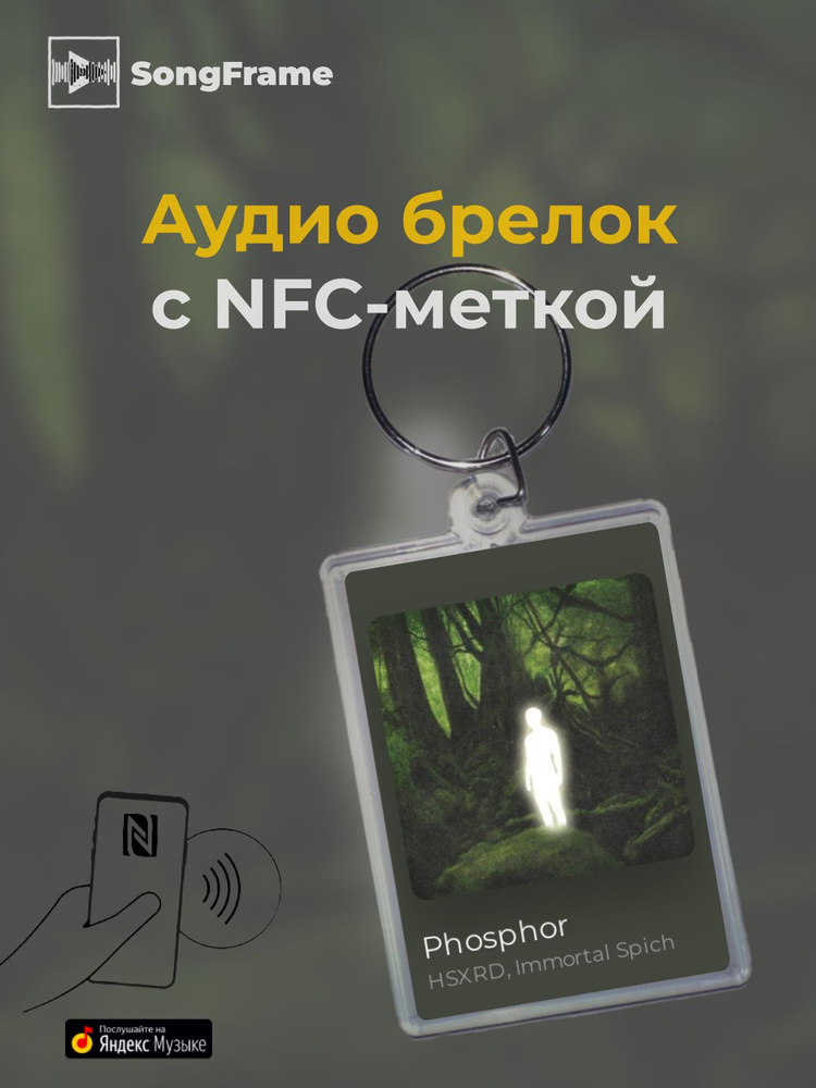 Брелок Яндекс Музыка с NFC Трек: HSXRD, Immortal Spich - Phosphor #1