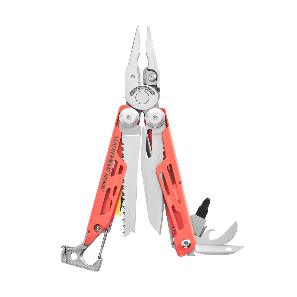 Мультиинструмент LEATHERMAN SIGNAL GUAVA (19 инструментов)(11,4см)(212г.)(чехол: нейлон BLACK L)  #1