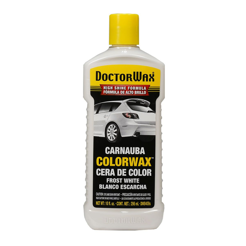 Белый полироль для кузова DoctorWax DW8409S, 296 мл., полировка кузова, воск карнауба  #1