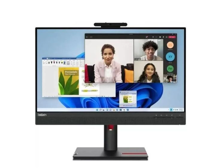 Lenovo 23.8" Монитор ThinkCentre TIO24 G5 (12NAGAT1UK), черный/красный, черный, красный  #1