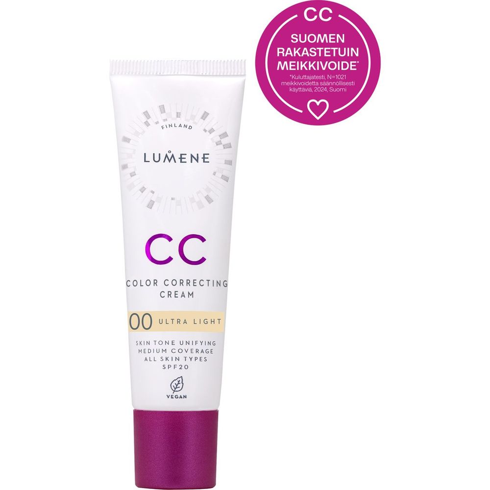 Lumene CC cream Ultra Light Оригинал 30 мл SPF 20+ #1