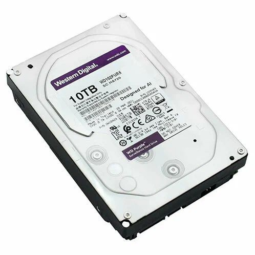 Western Digital 10 ТБ Внутренний жесткий диск Жесткий диск 3.5" Western Digital Purple 10 Тб WD102PURX #1