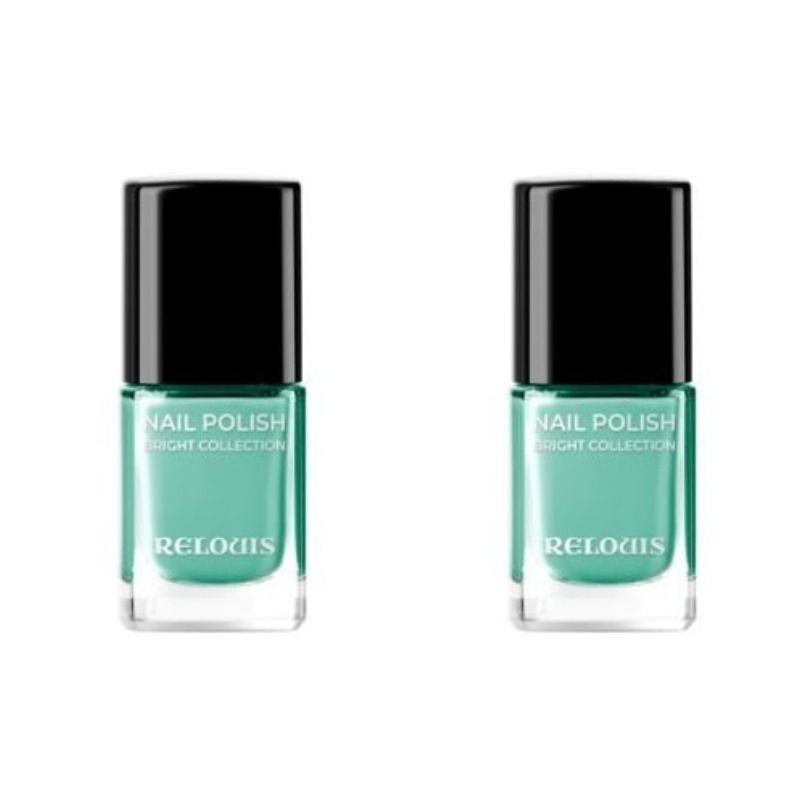 Relouis Лак для ногтей, Bright Collection, тон 05, Mint wing, 2 шт. #1