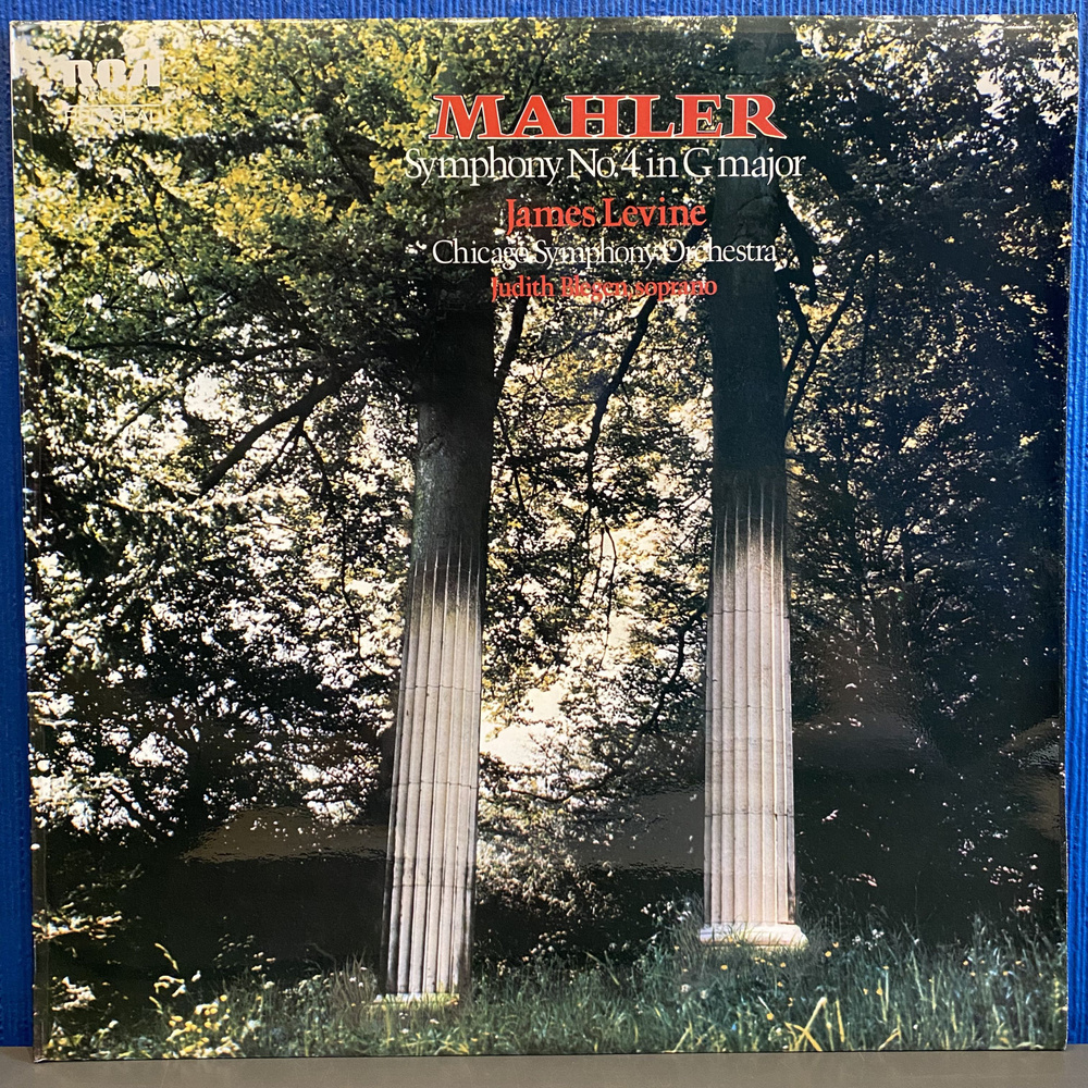 Mahler,James Levine,Chicago Symphony Orchestra,Judith Blegen. Symphony No. 4 In G Major (Малер) NM UK #1