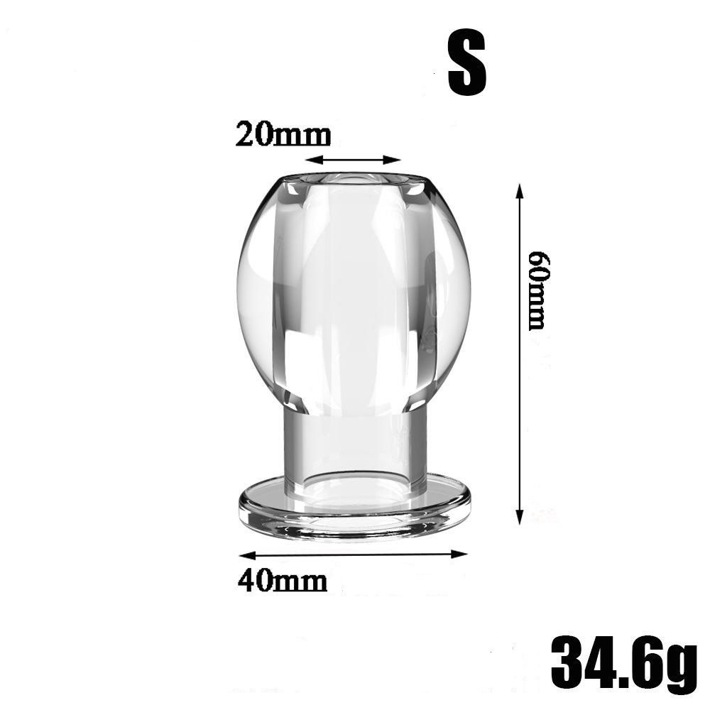 Анальная пробка, прозрачный, 20  мм #1