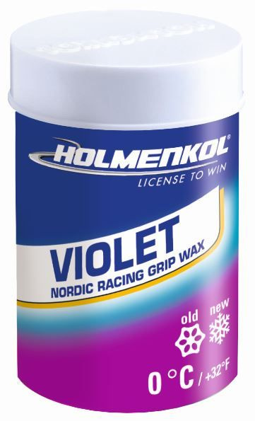 Мазь держвния HOLMENKOL VIOLET GRIP WAX 0С #1