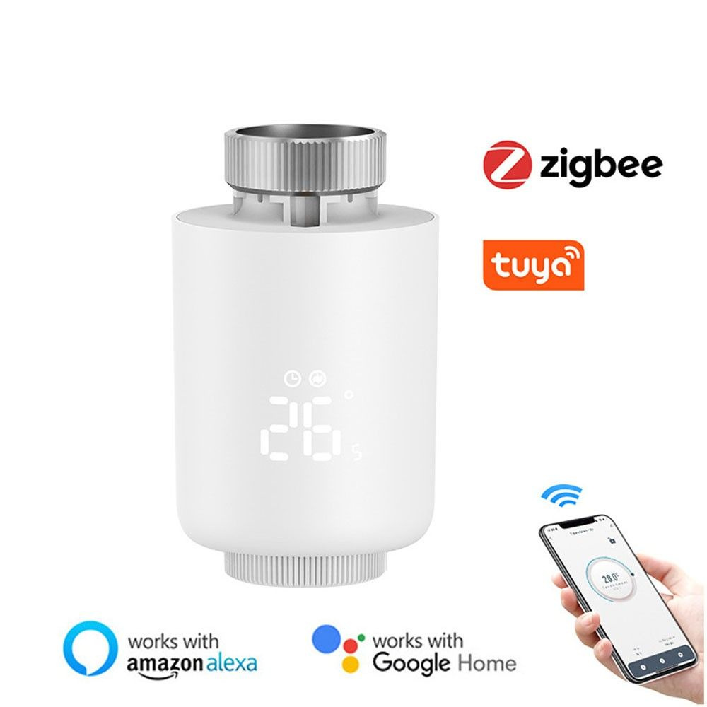 Контроллер термостата Smart TRV, привод радиатора ZigBee Smart Thermostat, работает с Alexa, Google Home #1