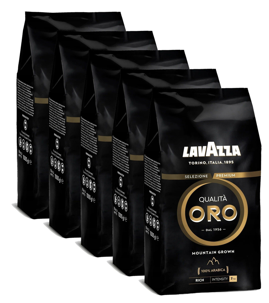 Кофе в зернах Lavazza Qualita Oro Mountain Grown 1кг 5 шт #1