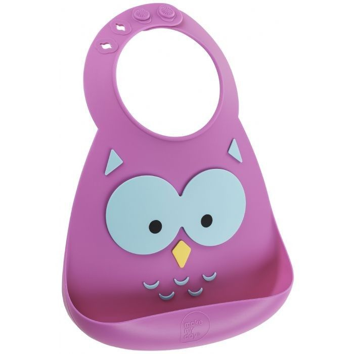 Нагрудник Make my day Baby Bib Owl #1