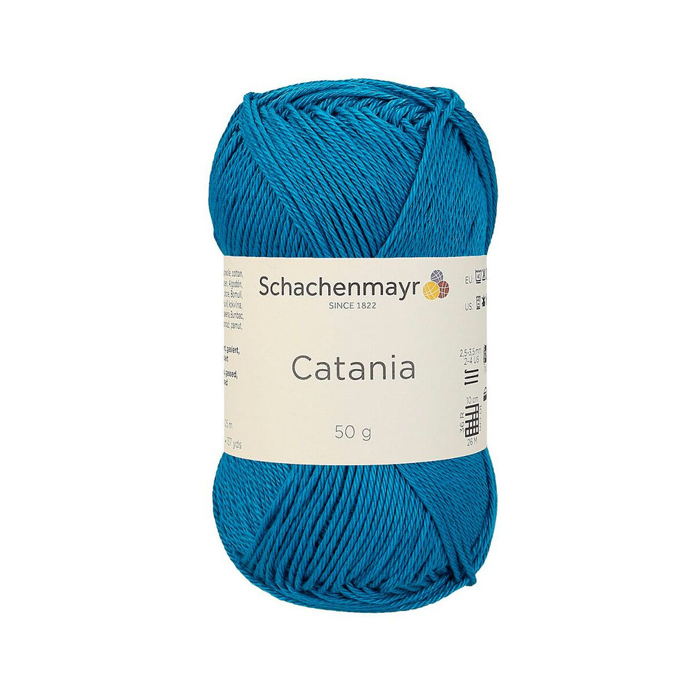 Catania /Катания/ пряжа Schachenmayr Originals, 100% хлопок, 50г/125м, арт. 9801210 цвет 00400, ocean #1