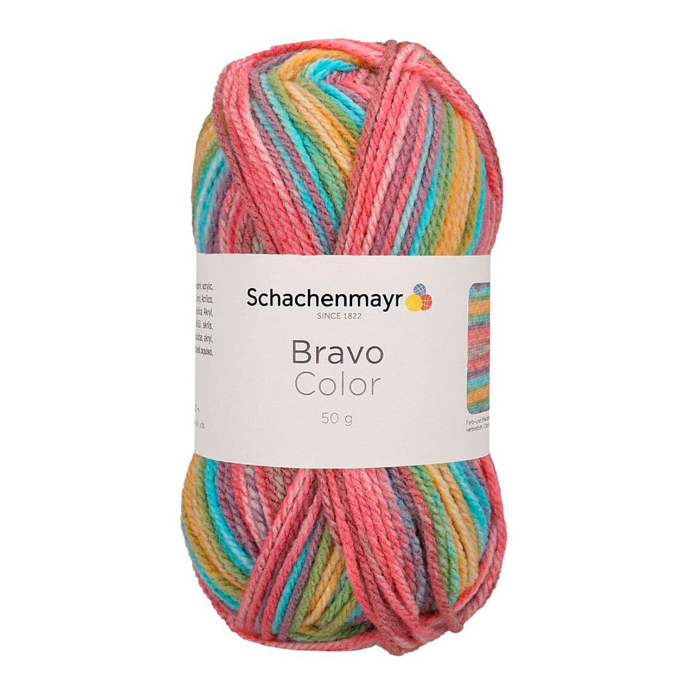 Bravo Color /Браво Колор/ пряжа Schachenmayr Originals, 100% полиакрил, 50г/133м, арт. 9801421 цвет 02120, #1