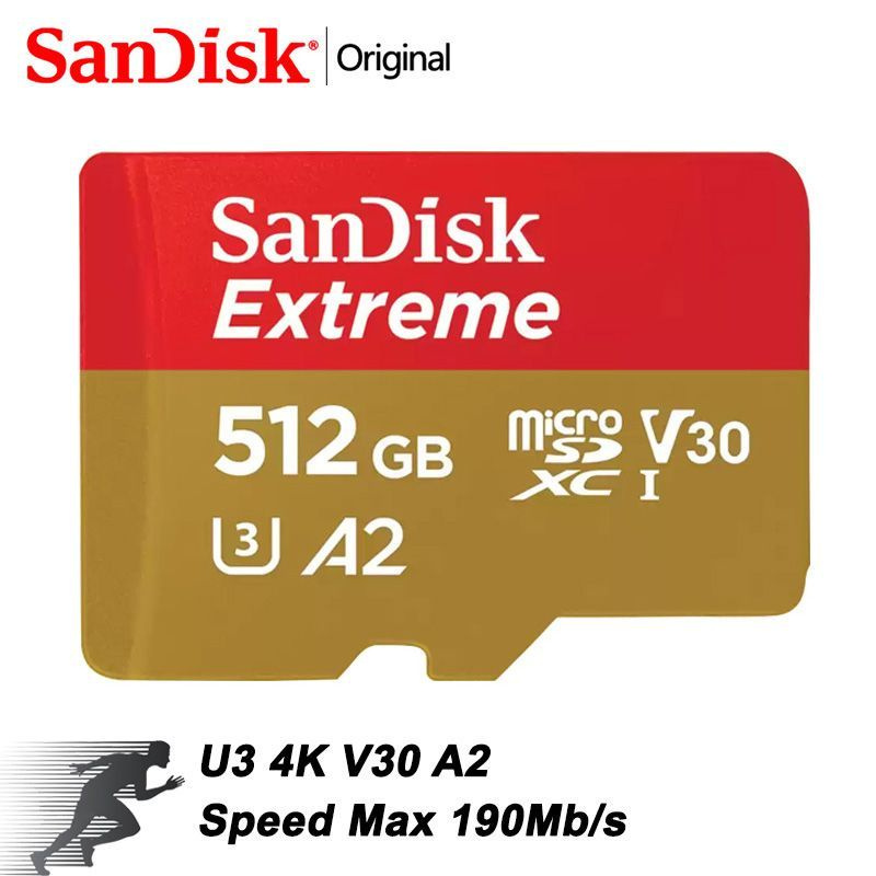 SanDisk Карта памяти Extreme 512 ГБ  (SDSQXAV-512G) #1