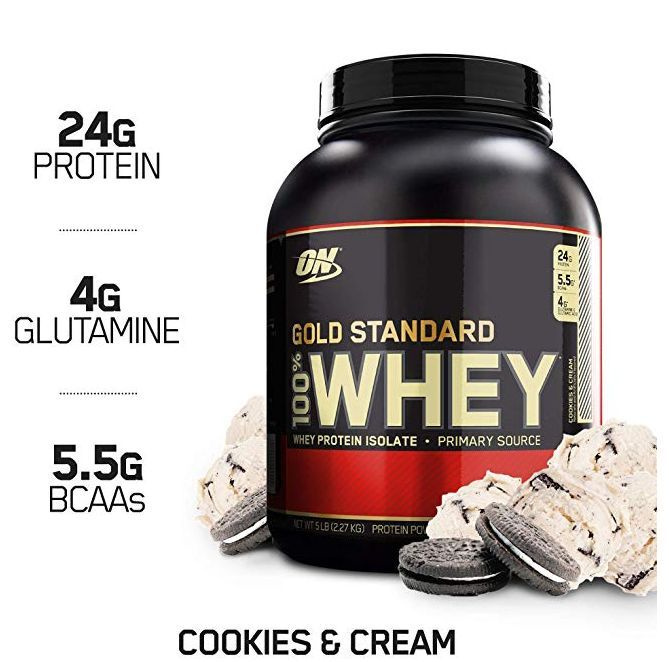 Протеин 100% WHEY GOLD STANDARD (2270 г) печенье-крем #1