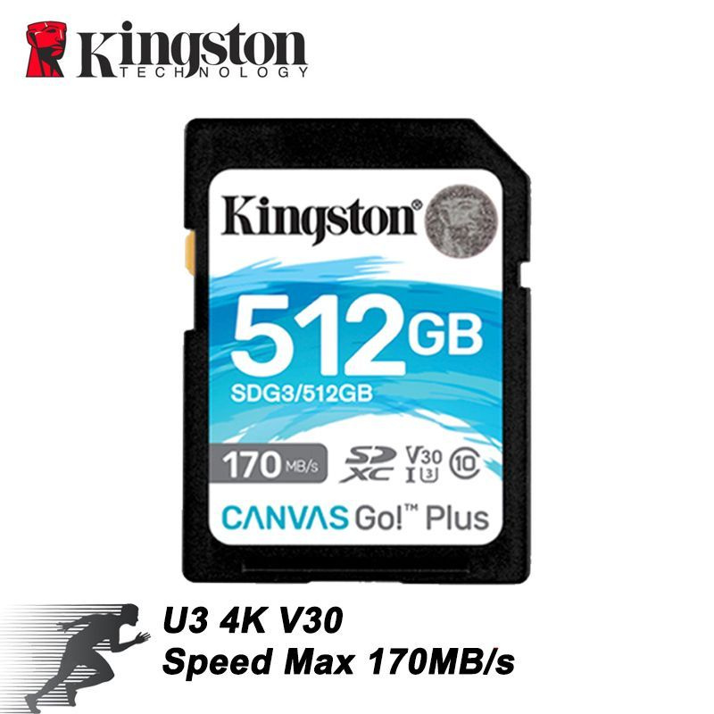 Kingston Карта памяти Canvas GO Plus 512 ГБ  (Canvas Go Plus SDG3/512GB) #1