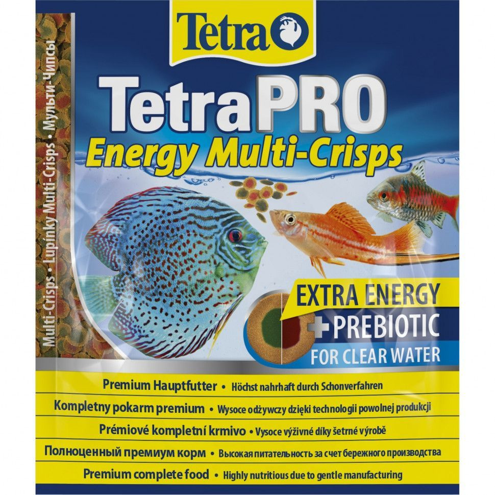 Корм Tetra Pro Energy Crisps чипсы для всех видов рыб для дополнительной энергии, 12 г (саше)  #1