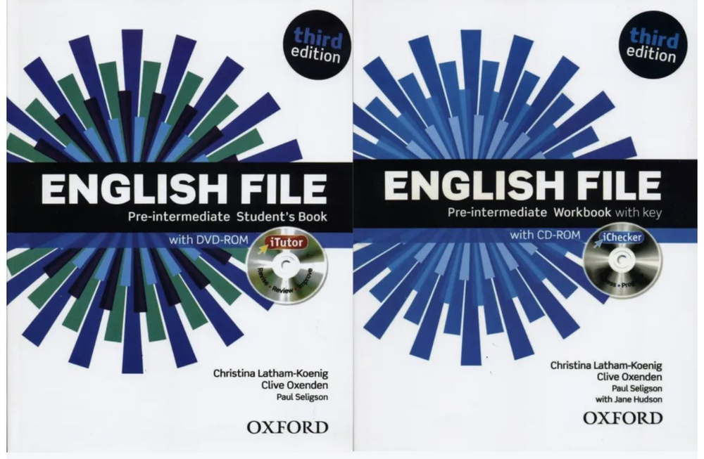 English File Pre-Intermediate 3rd (Third Edition) Student book + Workbook + CD #1