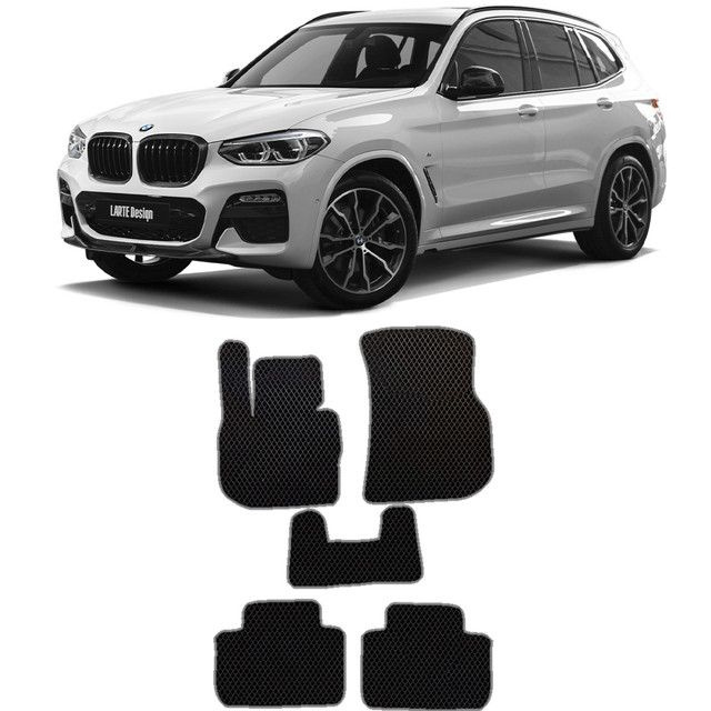 Коврики автомобильные из EVA в салон для BMW X3 G01 БМВ Х3 Г01 ( 2017 2018 2019 2020 2021 2022 2023 г.в) #1