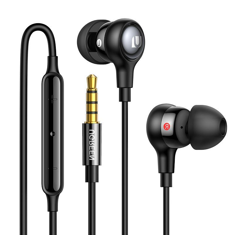 Наушники проводные UGREEN EP103 in-Ear Earphones with 3.5 mm. connector черный  #1