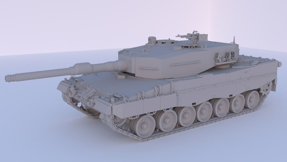 Leopard 2A4 Сборная модель в масштабе 1:100 #1