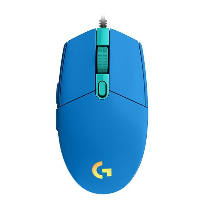 Logitech G Игровая мышь проводная G102 LIGHTSYNC Gen 2, лазурный #1