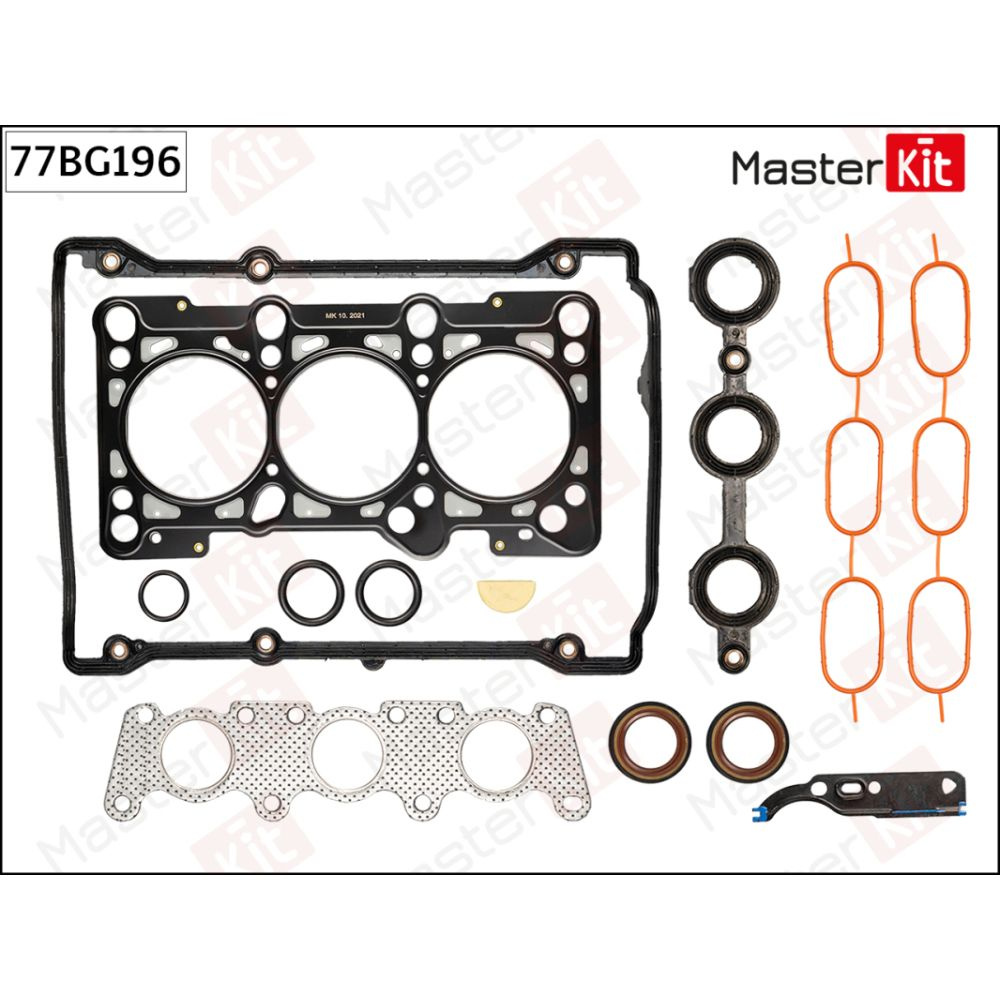 комплект прокладок гбц MASTERKIT 77BG196 #1