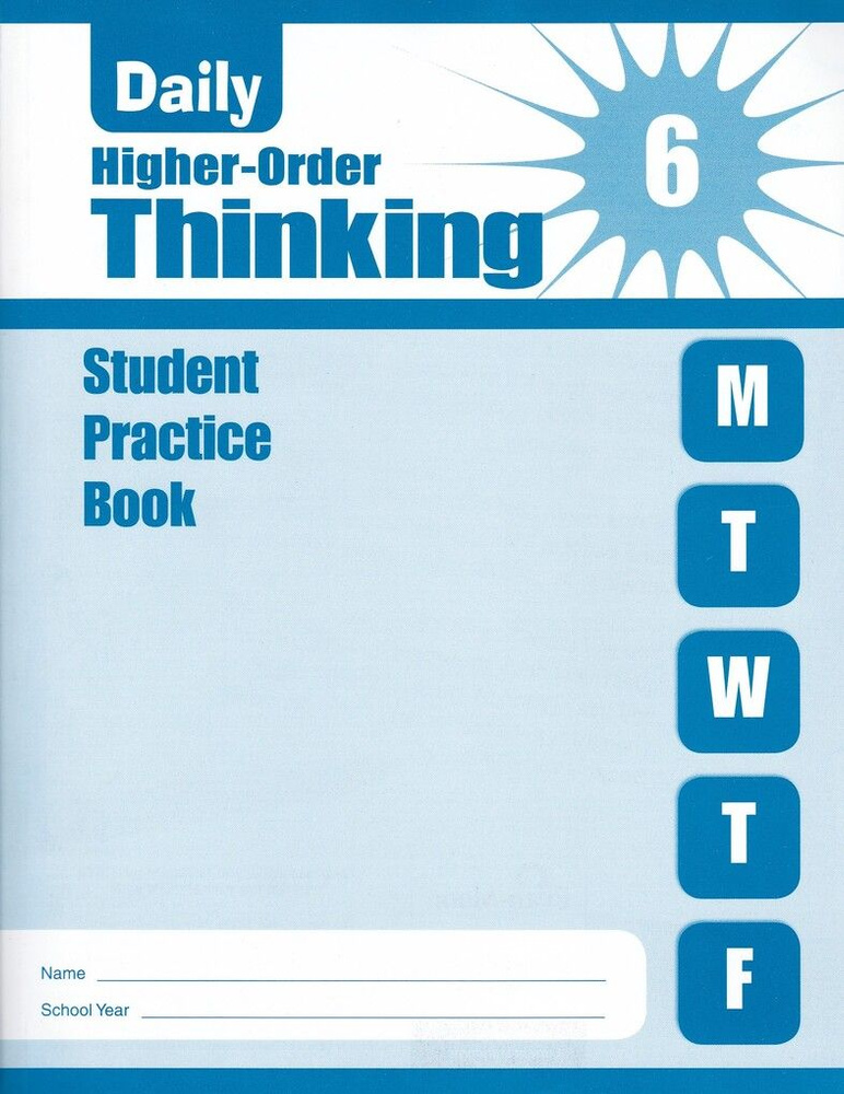 Daily Higher-Order Thinking, Grade 6 Student Workbook #1