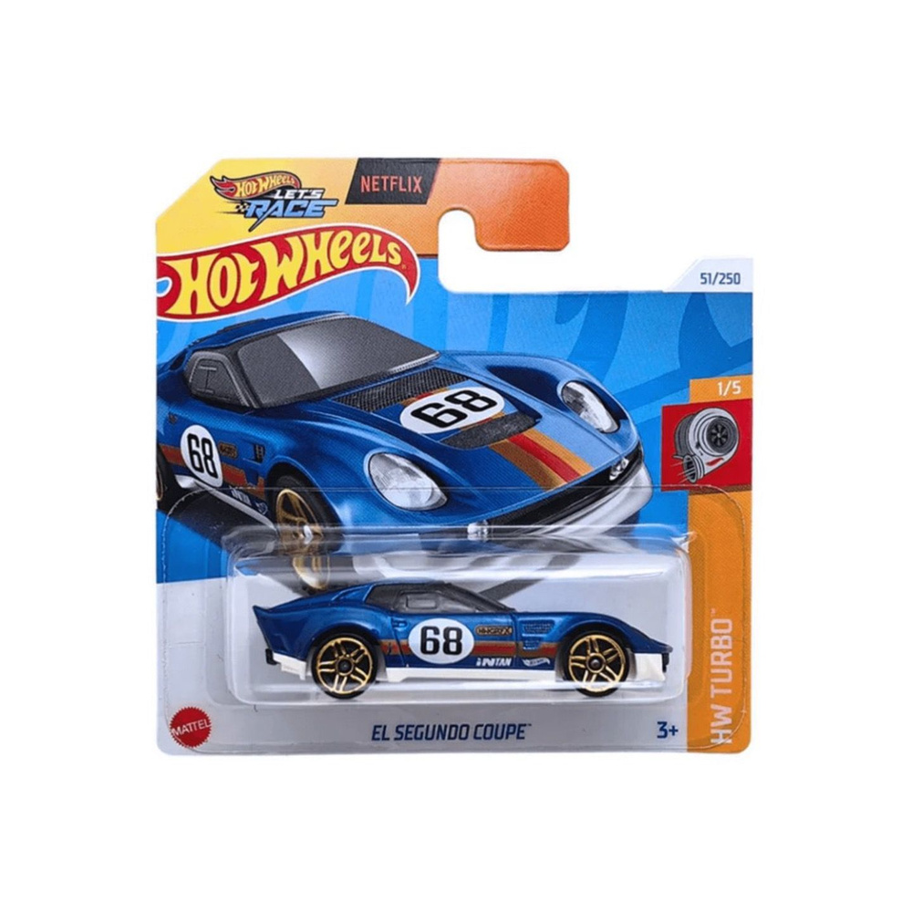 HTD10 Hot Wheels машинка металлическая игрушка коллекционная масштабная модель EL Segundo Coupe Кейс #1