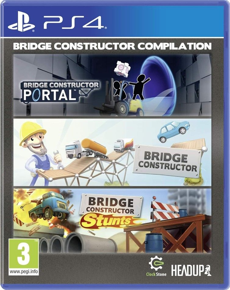 Игра Bridge Constructor Compilation (PlayStation 4, Русские субтитры) #1