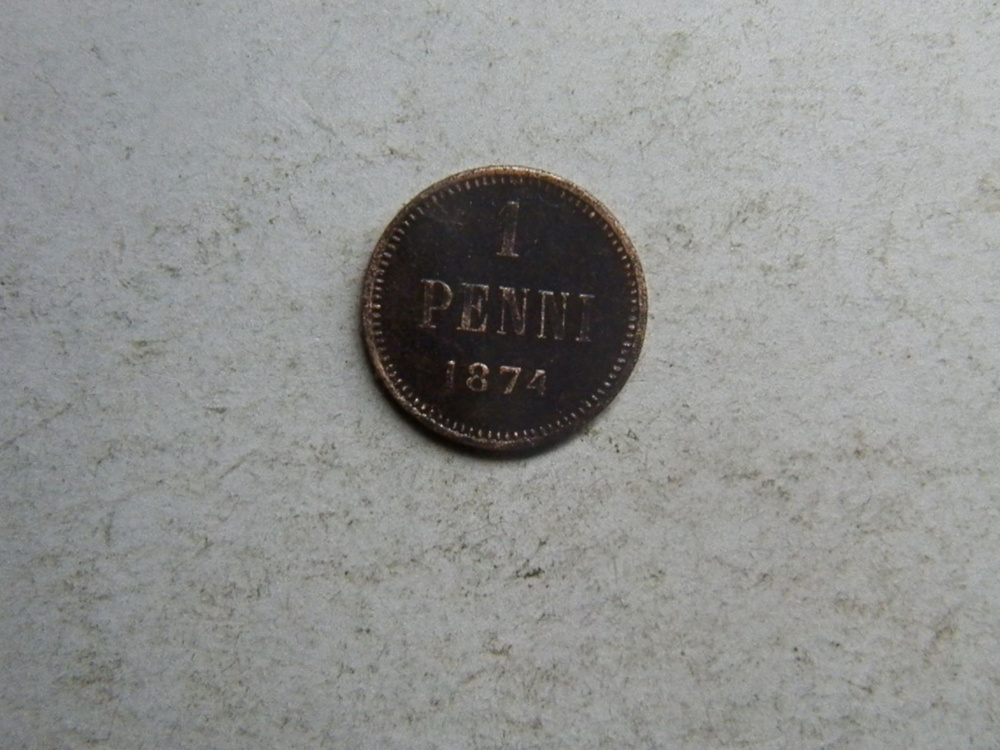 1 пенни (penni) 1874 #1