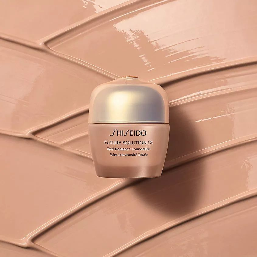 SHISEIDO future solution lx total radiance foundation оттенок ROSE 2 тональное средство с эффектом сияния #1