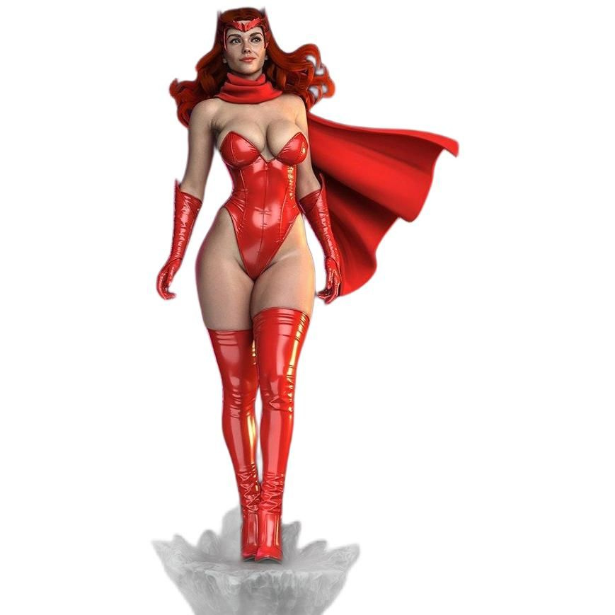 Коллекционная фигурка от Fandom Collectibles - Scarlet Witch (Wanda Maximoff) под покрас 25 см  #1