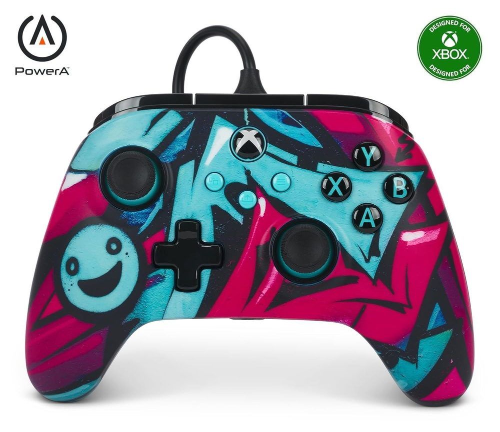 Проводной геймпад для Xbox One / Series S X / PC Windows PowerA ADVANTAGE Wired Controller Wild Style #1