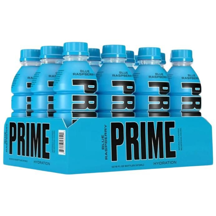 Prime Hydration, Спортивный напиток для активных людей, Голубая Малина, 12 шт х 0.5 л., Англия.  #1