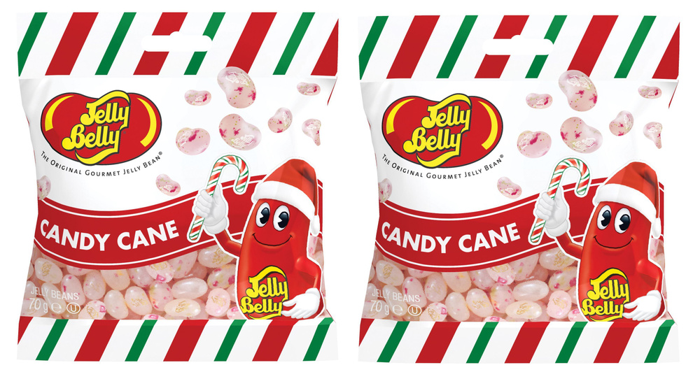 Драже Jelly Belly Карамельная трость 70 г пакет 2 шт. #1