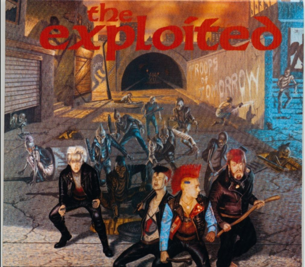 The Exploited "Troops Of Tomorrow" CD Аудио #1