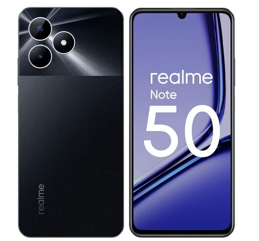 realme Смартфон 12/512GB Black 4/128 ГБ, черный #1