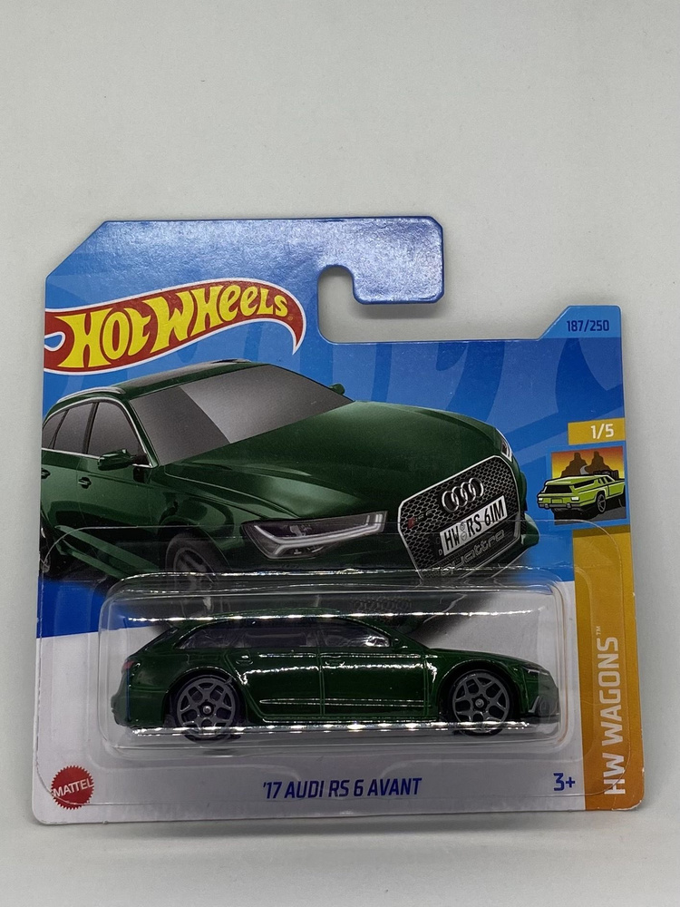 Машинка hot wheels audi rs 6 avant #1