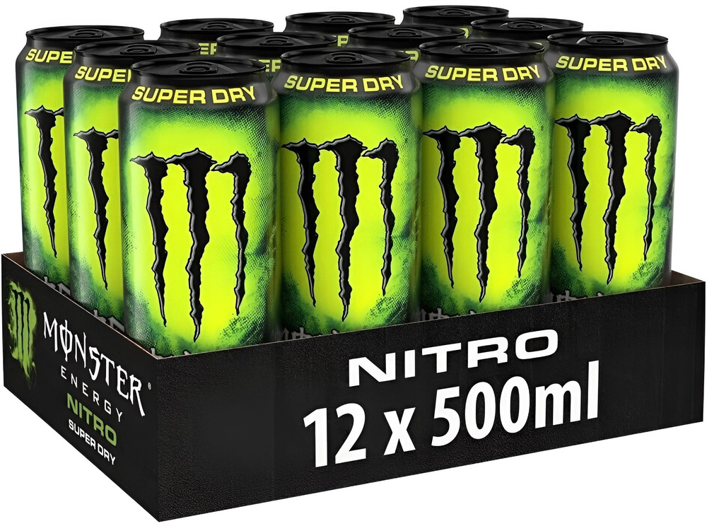 Monster Ultra, Напиток энергетический Monster Энерджи Нитро, 12 шт х 0.5 л.  #1