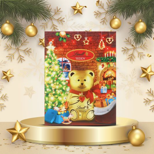 Адвент-календарь LINDT TEDDY Рождественский 170г (Германия) #1