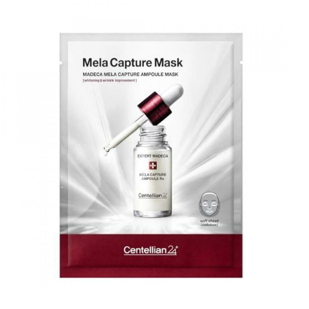 Centellian24 Маска тканевая для сияния кожи - Madeca lab mela capture ampoule mask, 25мл  #1