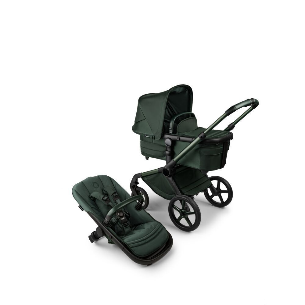 Коляска 2в1 Bugaboo Fox 5 complete Noir Limited Edition MIDNIGHT GREEN #1