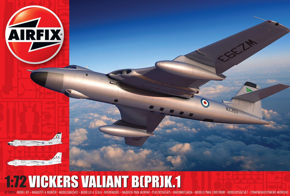 Сборная модель 1/72 Vickers Valiant B(PR)K.1 (Airfix) #1