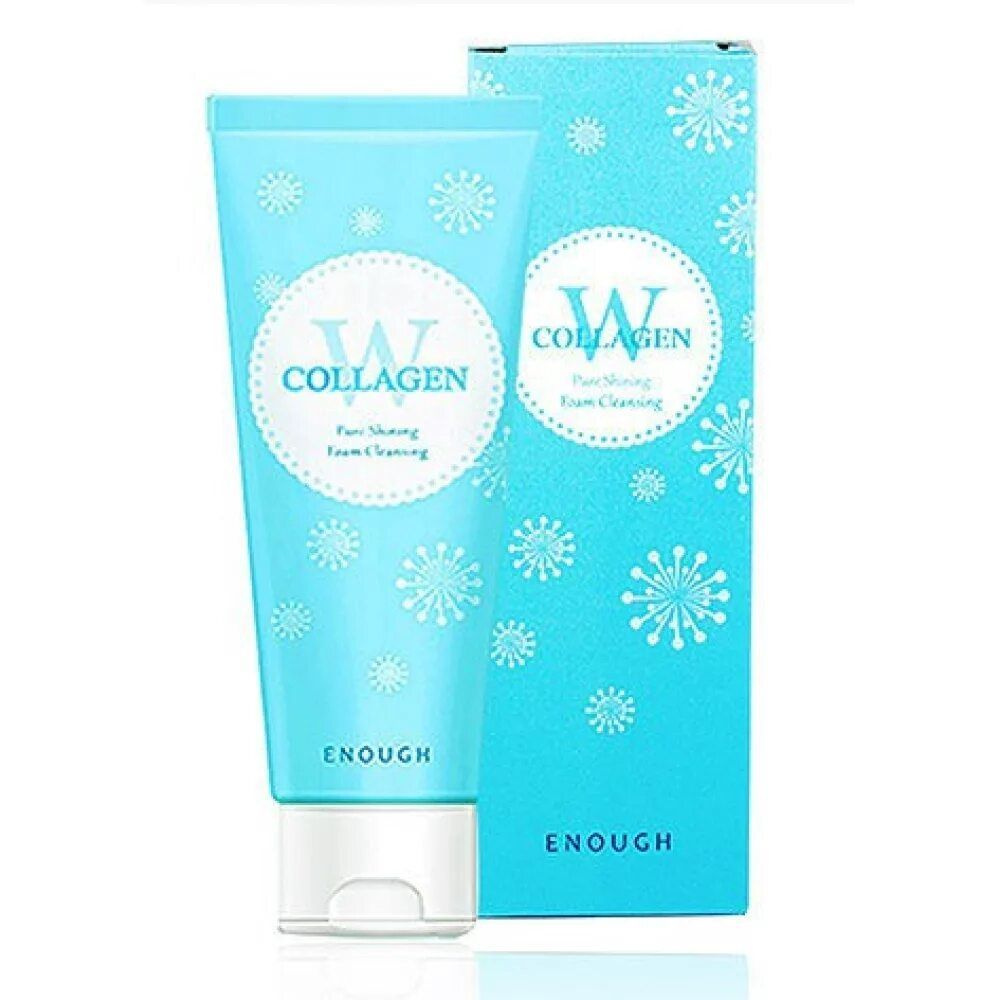 Enough. Пенка для умывания W Collagen Pure Shining Foam Cleansing 100 мл #1